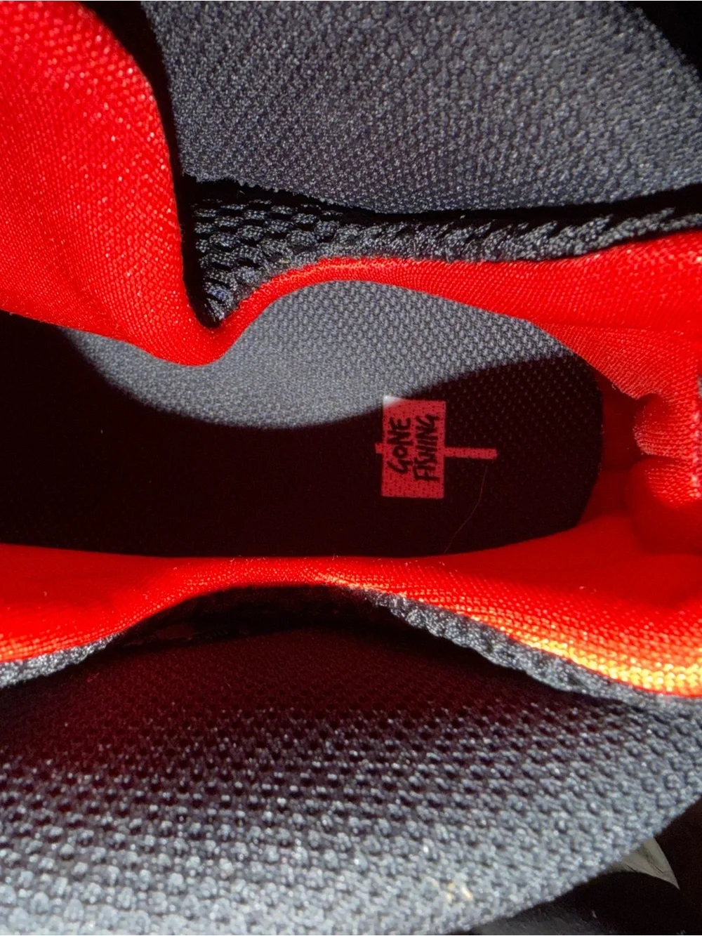 Nike Kids Sneakers Black with Iridescent Teal and Red Accents